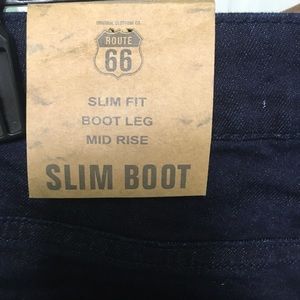 NWT Slim boot Route 66 jeans